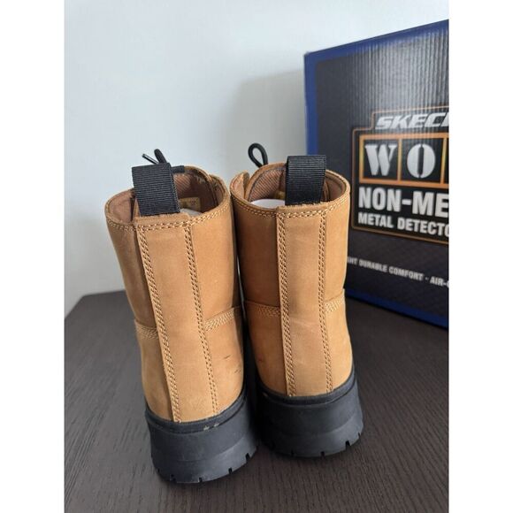 Skechers Women's 8 Foxgrove Comp Toe Industrial Shoes Sneakers Non Metallic New - Picture 3 of 12